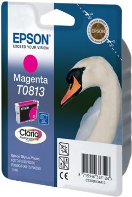 Epson C13T11134A10 (T0813) Magenta Original Cartridge - Stylus Photo R260 