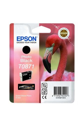 Epson C13T08714020 (T0871) Photo Black Original Cartridge - Photo R1900