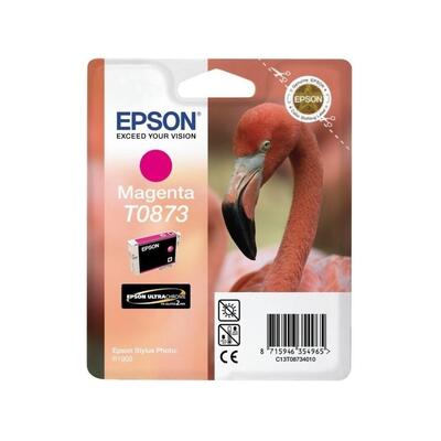 EPSON - Epson C13T08734020 (T0873) Kırmızı Orjinal Kartuş - Photo R1900 (T2233)