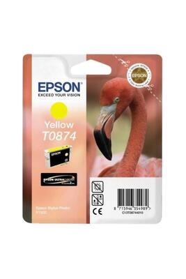 EPSON - Epson C13T08744020 (T0874) Sarı Orjinal Kartuş - Photo R1900 (T2513)