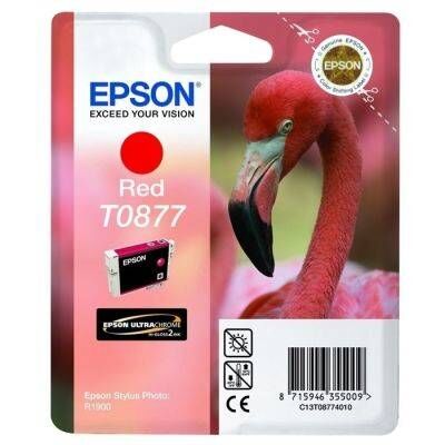 Epson C13T08774020 (T0877) Red Original Cartridge - Photo R1900