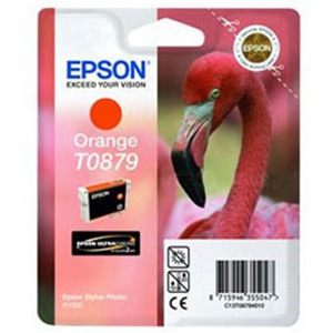 Epson C13T08794020 (T0879) Orange Original Cartridge - Photo R1900