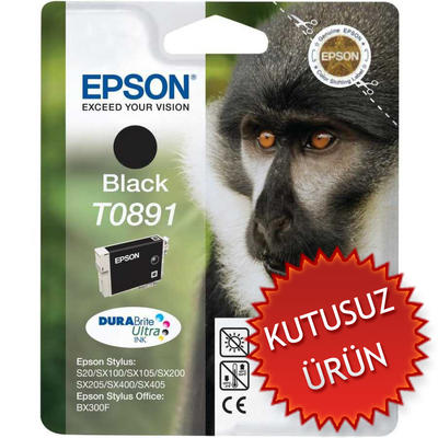 EPSON - Epson C13T08914020 (T0891) Black Original Cartridge - Stylus SX105 (Without Box)