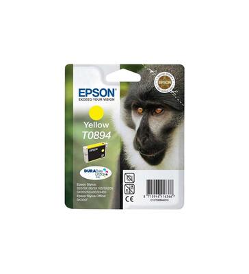 EPSON - Epson C13T08944020 (T0894) Yellow Original Cartridge - Stylus SX105 