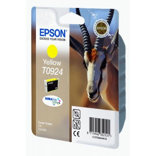 Epson C13T10844A10 (T0924) Yellow Original Cartridge - Stylus CX4300 - 1