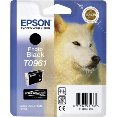 Epson C13T09614020 (T0961) Foto Siyah Orjinal Kartuş - Photo R2880 (T2074) - 2