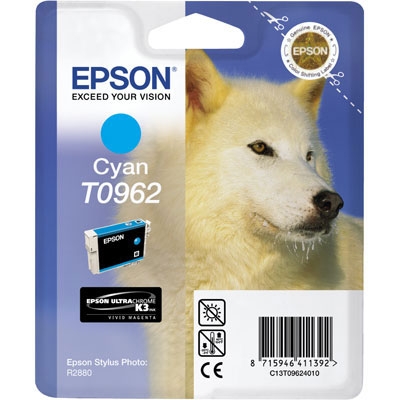 Epson C13T09624020 (T0962) Cyan Original Cartridge - Photo R2880 