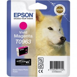 EPSON - Epson C13T09634020 (T0963) Magenta Original Cartridge - Photo R2880