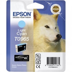 EPSON - Epson C13T09654020 (T0965) Açık Mavi Orjinal Kartuş - Photo R2880 (T2903)