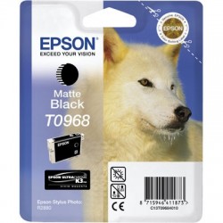 EPSON - Epson C13T09684020 (T0968) Mat Siyah Orjinal Kartuş - Photo R2880 (T2472)