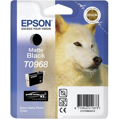 Epson C13T09684020 (T0968) Matte Black Original Cartridge - Photo R2880