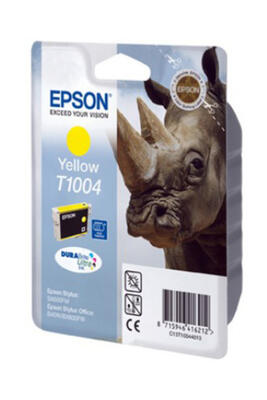 EPSON - Epson C13T10044020 (T1004) Yellow Original Cartridge - BX600 / SX600