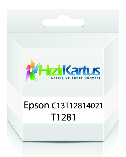 Epson C13T12814021 (T1281) Siyah Muadil Kartuş - Stylus SX125 (T9191)