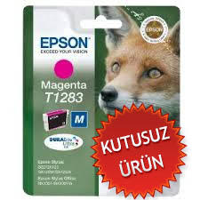 EPSON - Epson C13T12834021 (T1283) Magenta Original Cartridge - Stylus SX125 (Without Box)