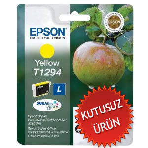 EPSON - Epson C13T12944021 (T1294) Yellow Original Cartridge - Stylus SX425 (Without Box)