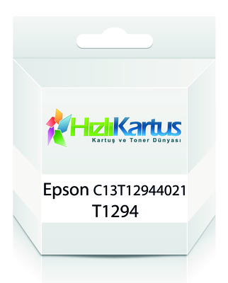 EPSON - Epson C13T12944021 (T1294) Sarı Muadil Kartuş - Stylus SX425 (T9186)