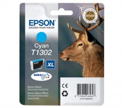 EPSON - Epson C13T13024020 (T1302) Cyan Original Cartridge