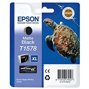 Epson C13T15784010 (T1578) Matte Black Original Cartridge - Stylus Photo R3000