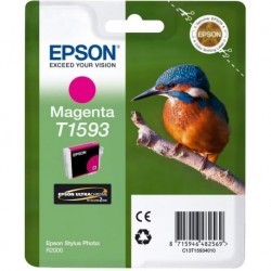 EPSON - Epson C13T15934010 (T1593) Kırmızı Orjinal Kartuş - Stylus Photo R2000 (T1441)