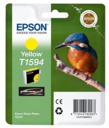 EPSON - Epson C13T15944010 (T1594) Sarı Orjinal Kartuş - Stylus Photo R2000 (T1440)