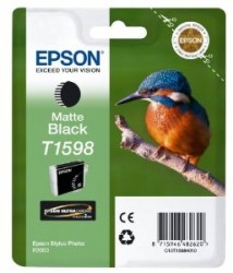 EPSON - Epson C13T15984010 (T1598) Matte Black Original Cartridge - Stylus Photo R2000
