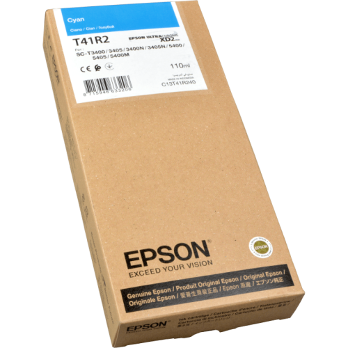 Epson T41R2 (C13T41R240) Mavi Orjinal Kartuş - SC-T 3400 - 1