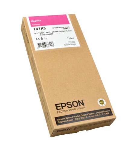 Epson T41R3 (C13T41R340) Kırmızı Orjinal Kartuş - SC-T 3400 - 1