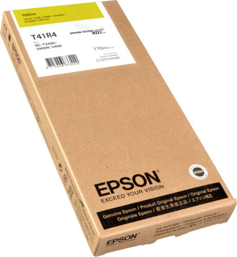 Epson T41R4 (C13T41R440) Sarı Orjinal Kartuş - SC-T 3400 - 1