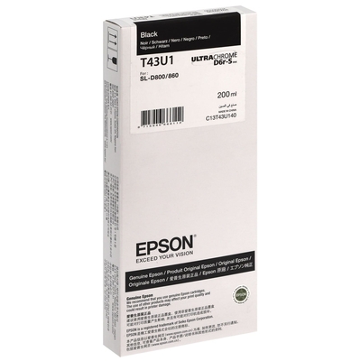 Epson T43U1 (C13T43U140) Siyah Orjinal Kartuş - SL-D800 - 1