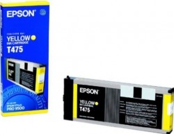 EPSON - Epson C13T475011 (T475) Yellow Original Cartridge - Stylus Pro 9500