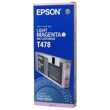 Epson C13T478011 (T478) Light Magenta Original Cartridge - Stylus Pro 9500 - 2