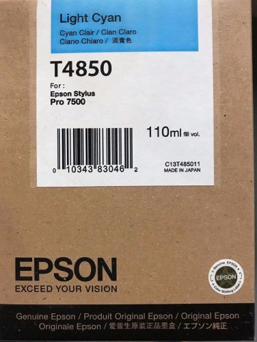 Epson C13T485011 (T4850) Açık Mavi Orjinal Kartuş - Stylus Pro 7500 (T8879)