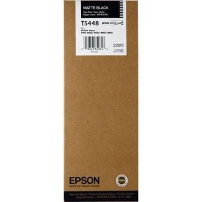 EPSON - Epson C13T544800 (T5448) Matte Black Original Cartridge - Stylus Pro 4000