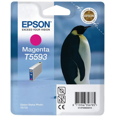 EPSON - Epson C13T559340 (T5593) Kırmızı Orjinal Kartuş - Stylus Photo RX700 (T2904)