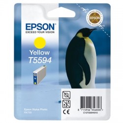 EPSON - Epson C13T55944010 (T5594) Sarı Orjinal Kartuş - Stylus Photo RX700 (T1881)