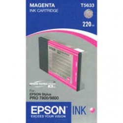 EPSON - Epson C13T563300 (T5633) Kırmızı Orjinal Kartuş - Stylus Pro 7800 (T1610)