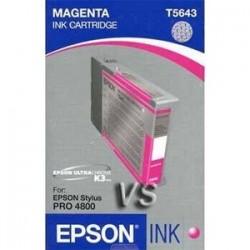 EPSON - Epson C13T564300 (T5643) Magenta Original Cartridge - Stylus Pro 4800