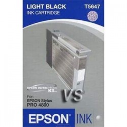 EPSON - Epson C13T564700 (T5647) Lıght Black Original Cartridge - Stylus Pro 4800
