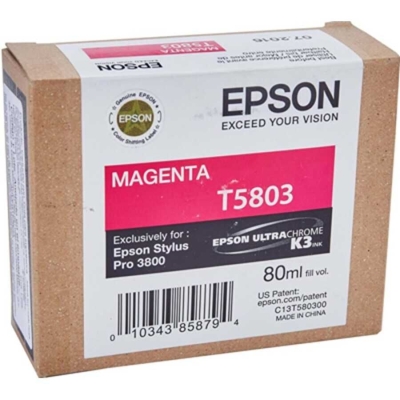 Epson C13T580300 (T5803) Kırmızı Orjinal Kartuş - Stylus Pro 3800 (T2746)A - 3