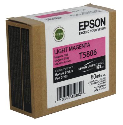 Epson C13T580600 (T5806) Lıght Magenta Original Cartridge - Stylus Pro 3800