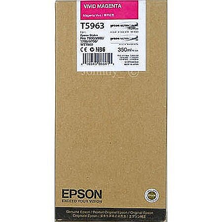 Epson C13T596300 (T5963) Vivid Magenta Original Cartridge - Stylus Pro 7700 - 3