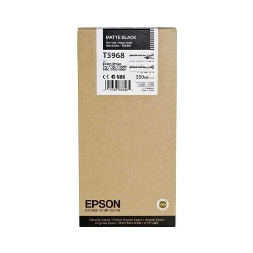 Epson C13T596800 (T5968) Matte Black Original Cartridge - Stylus Pro 7700