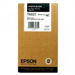 EPSON - Epson C13T602100 (T6021) Photo Black Original Cartridge - Stylus Pro 7800 