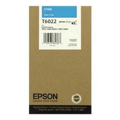 Epson C13T602200 (T6022) Cyan Original Cartridge - Stylus Pro 7800 