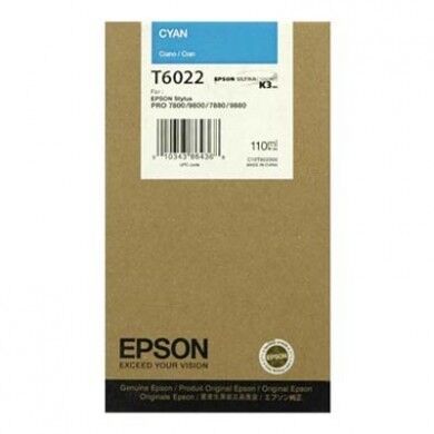 Epson C13T602200 (T6022) Mavi Orjinal Kartuş - Stylus Pro 7800 (T1585) - 3