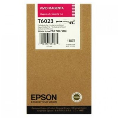 Epson C13T602300 (T6023) Magenta Original Cartridge - Stylus Pro 7800 