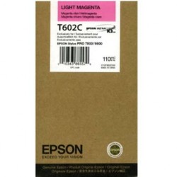 EPSON - Epson C13T602C00 (T602C) Açık Kırmızı Orjinal Kartuş - Stylus Pro 7800 (T1590)
