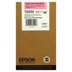 EPSON - Epson C13T603600 (T6036) Lıght Magenta Original Cartridge - Stylus Pro 7800 