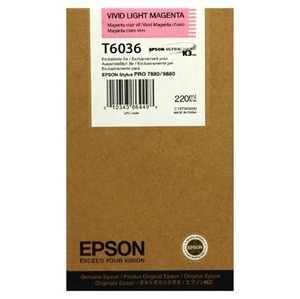 Epson C13T603600 (T6036) Açık Kırmızı Orjinal Kartuş - Stylus Pro 7800 (T1650)