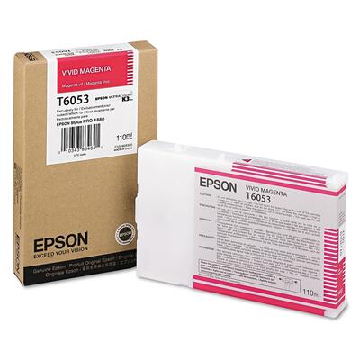 EPSON - Epson C13T605300 (T6053) Magenta Original Cartridge - Stylus Pro 4800